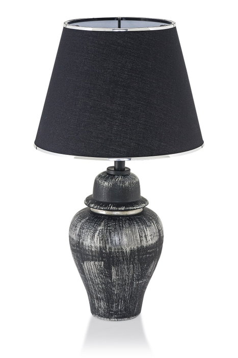 Opviq TM273 Lámpara de Mesa Negro y Plata Opviq TM273 Lámpara de Mesa Negro y Plata
